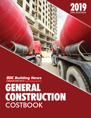 BNI Building News Introduces the Brand New 2019 BNI General Construction Costbook